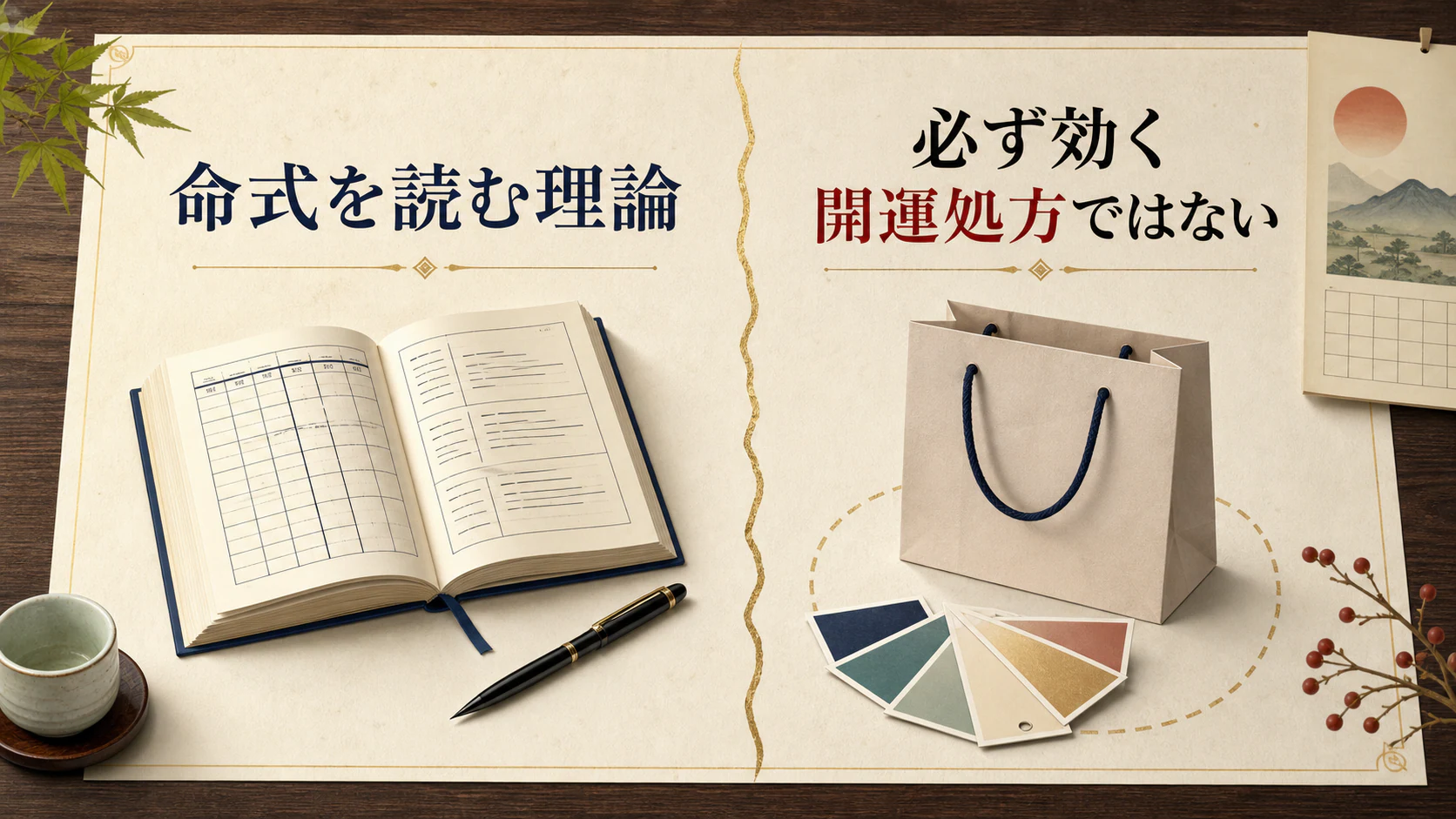 用神は必ず効く開運処方ではないことを示す図