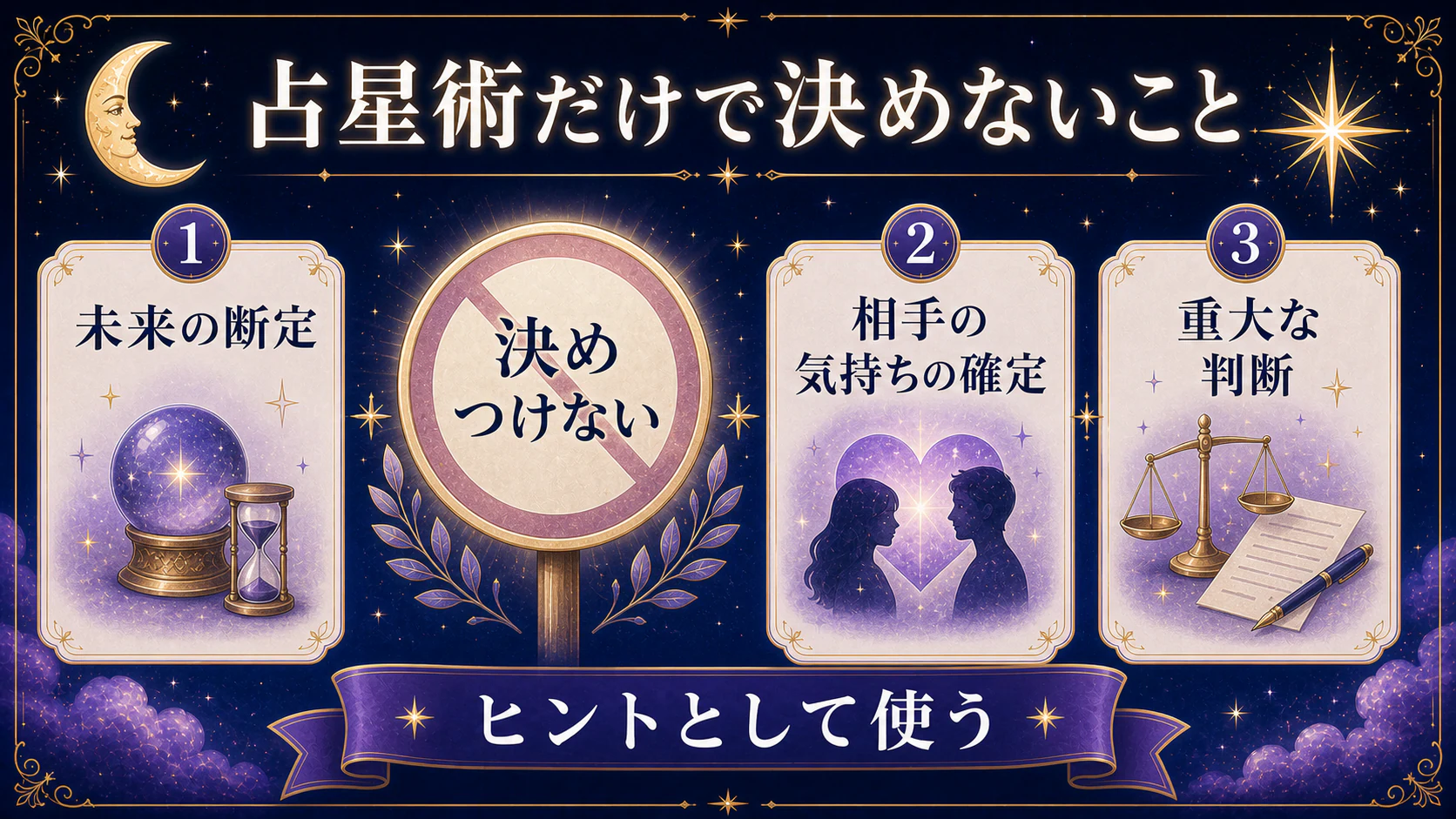 占星術で分からないことを初心者向けに整理した図